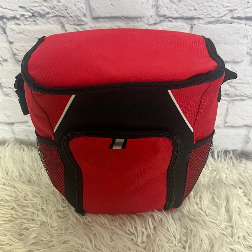 Hit Insulated lunch Bag Red with Black & White - Picture 8 of 8